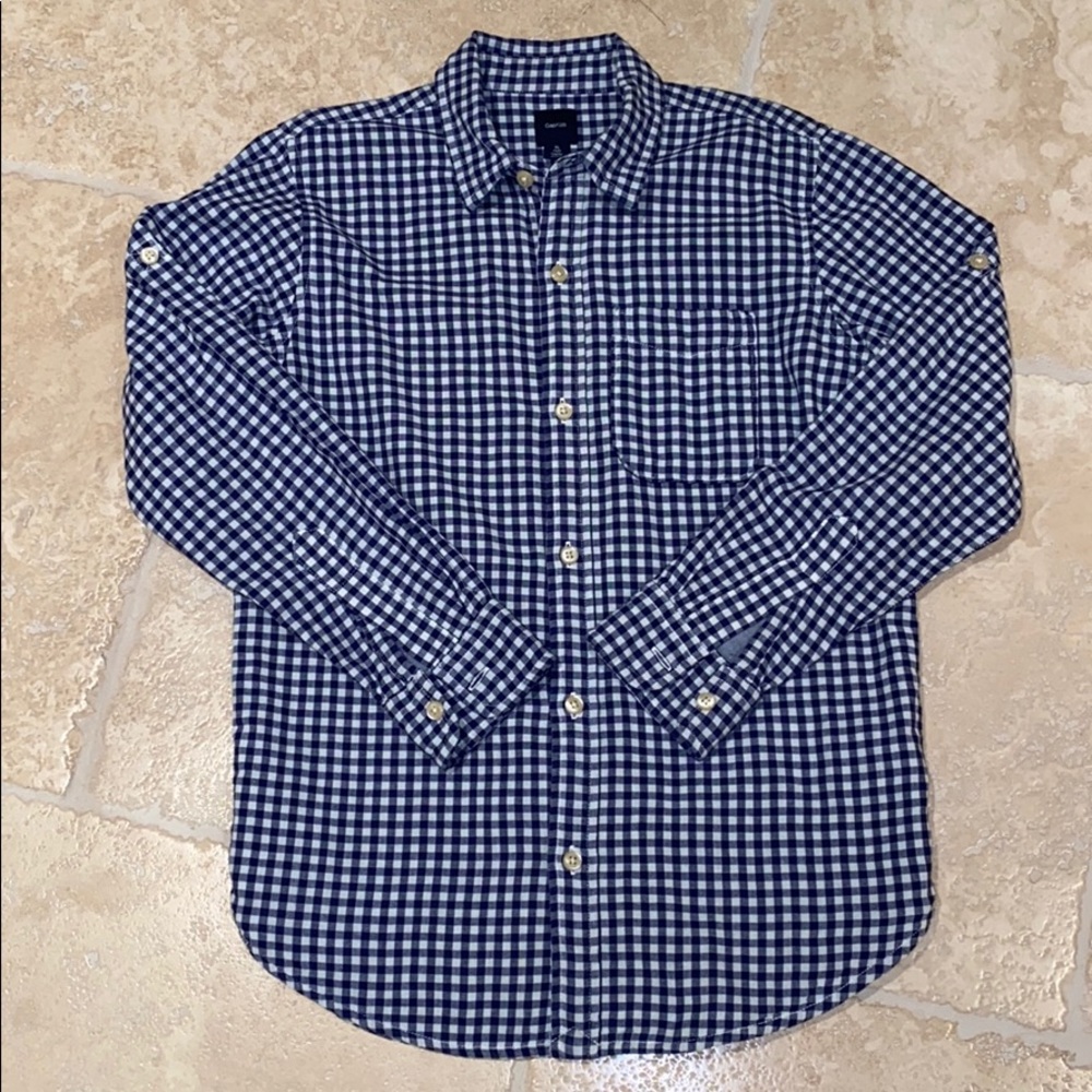 GAP Boys Gingham Shirt